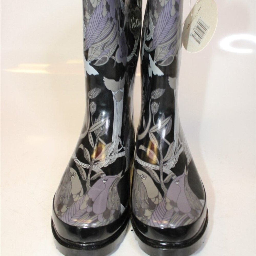 ✨Sakroots by The SACK Rain Boots RHYTHM Nature Hunter Peace Removable Fur Insert - Picture 8 of 16